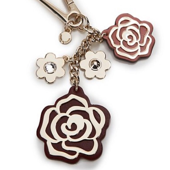 Michael Kors Accessories - NWT Authentic Michael Kors Floral Charm Key Chain